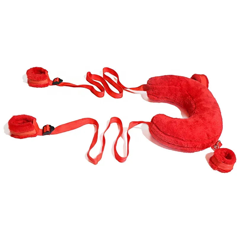 Sex Toys Cotton Bdsm Bondage Set Handcuffs Sexy Leg Pillow Thinning Belt Bending Orgasm Couple Toy