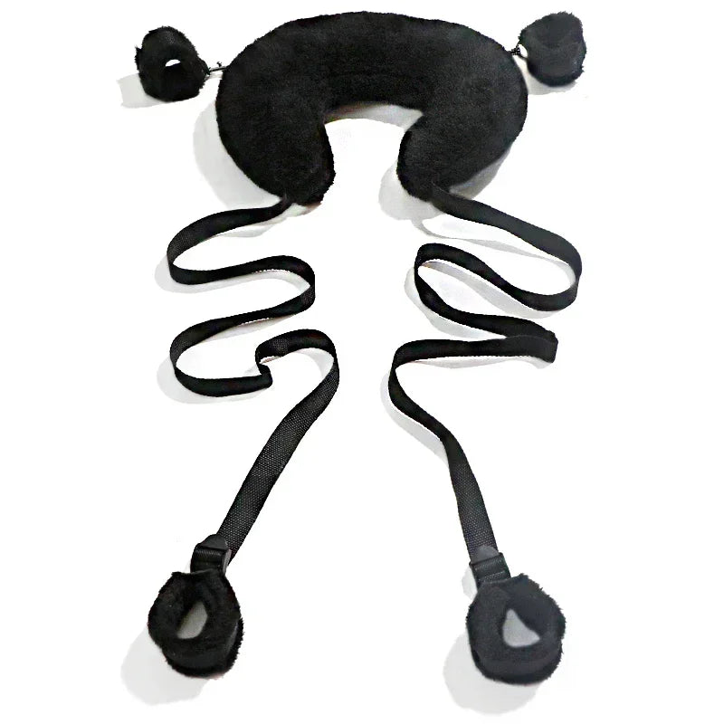Sex Toys Cotton Bdsm Bondage Set Handcuffs Sexy Leg Pillow Thinning Belt Bending Orgasm Couple Toy