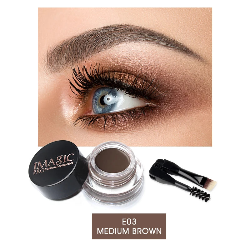 IMAGIC professional eyebrow waterproof long-lasting makeup eyebrow cream gel cosmetics