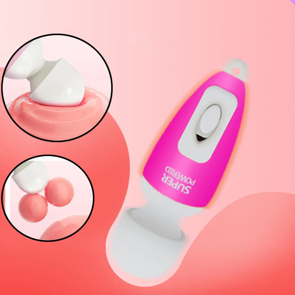 CLITORIS Vibrator Plug Erotic Secret Sex Toy for Women MINI AV Vibrating Massage Adult Toy Intense Intimate Ultimate Pleasure