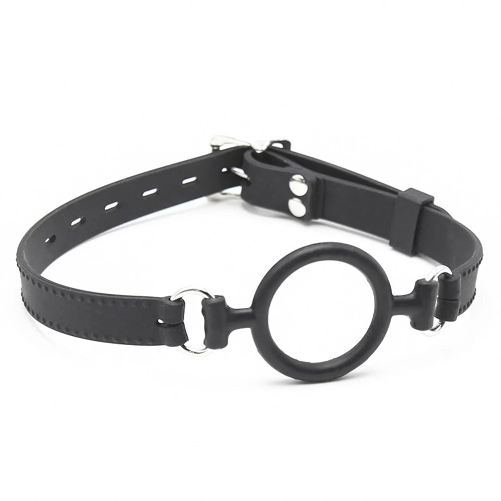 Silicone Oral Sex Ring Open Mouth Gag Flirting Bondage Balls Adult Game Erotic Toys BDSM Restraints Sex Toys For Couples O Ring