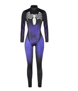 MINISO Sexy Spiderman Iron Man Gwen Stacy Bodysuit Cosplay Costume Women Jumpsuits Superhero Halloween Party Clothes
