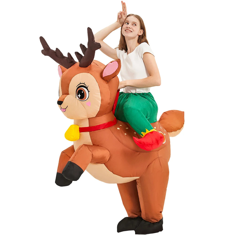 New Alien Inflatable Costume Anime Suits Dress Mascot Purim Halloween Christmas Party Cosplay Costumes for Kids Adult