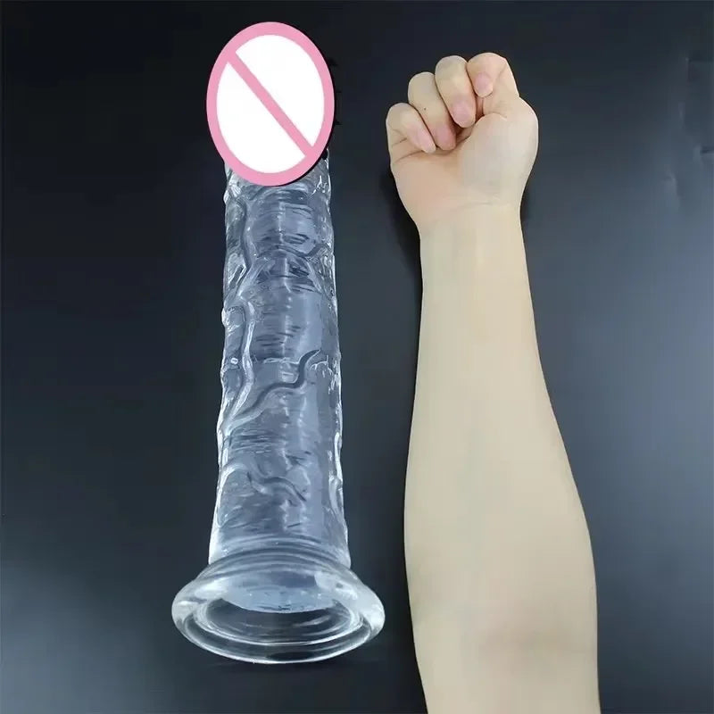 Oversized Soft Realistic Dildo Big Penis Suction Cup Dick Penetration Anal Adult Sex Toys/Anal Toy for Women Masturbation Dildos
