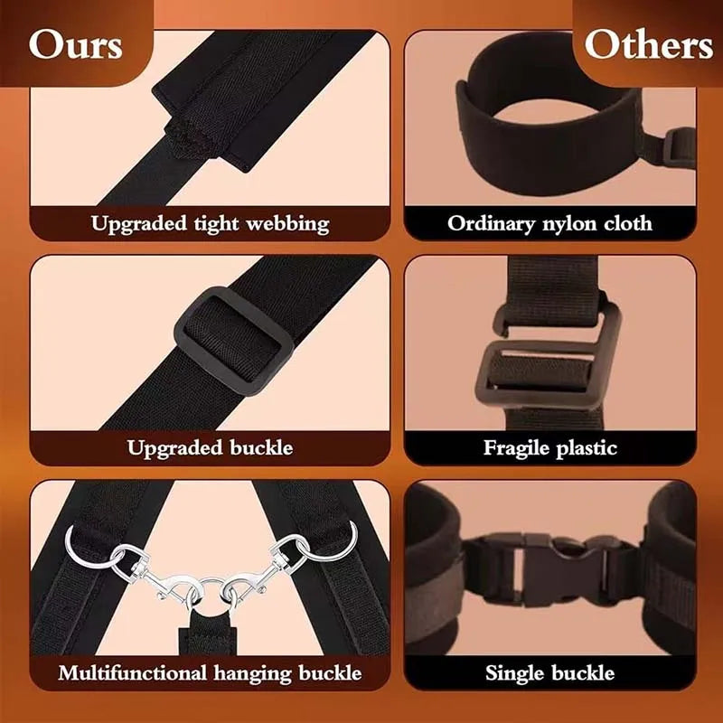 Adult Games Erotic Sex Toys For Woman Couples SM Fetish Slave BDSM Bondage Restraints Handcuffs Shackles Erotic Accessories