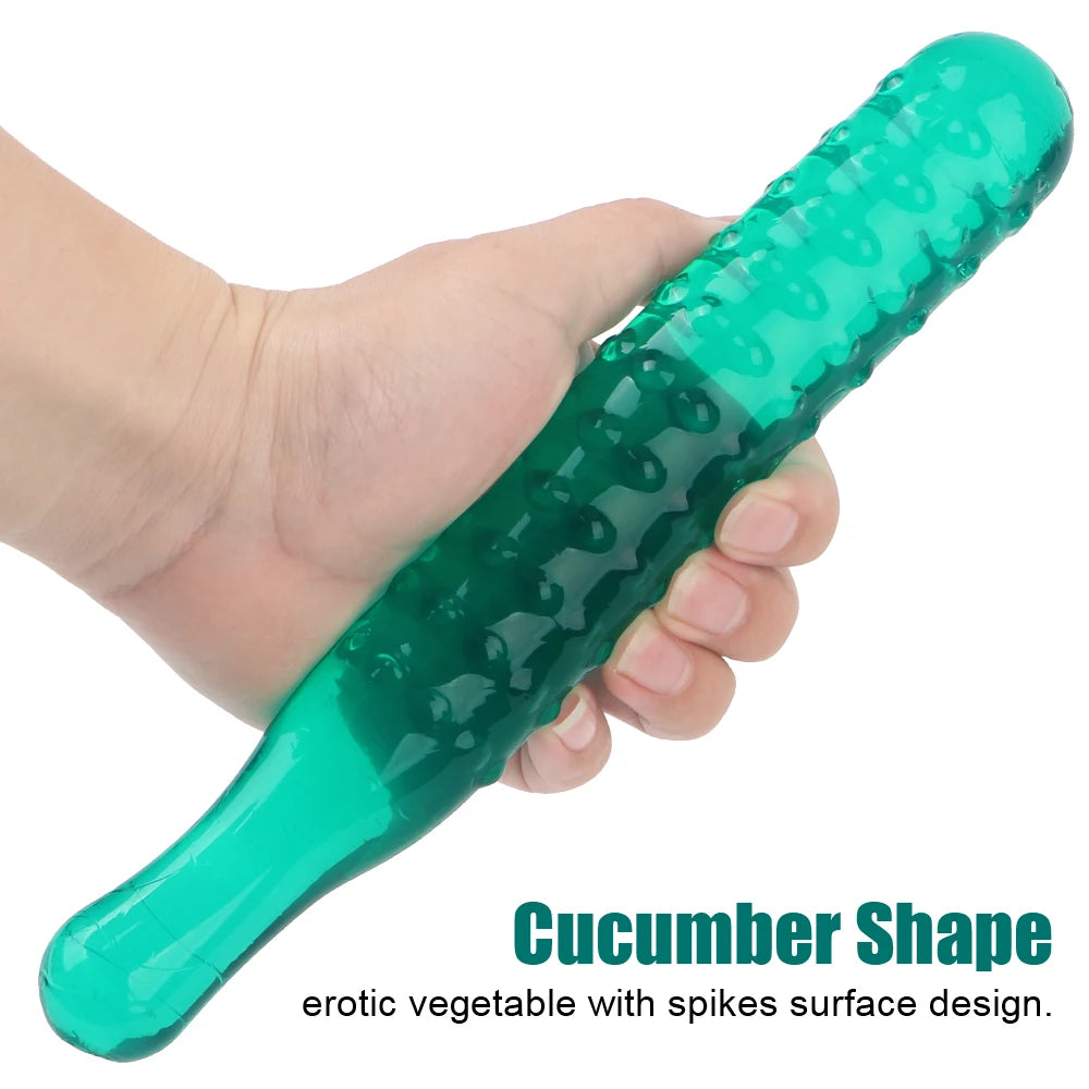 24cm Long Cucumber Big Dildos For Women Vaginal Dilator Anal Plug Men 18 Anus Prostate Massager Female Masturbator Sex Toys Shop