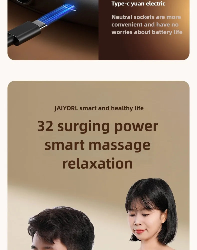 32 Massage Heads Massage Gun Deep Tissue Muscle Professional High Quality Wireless Frequency Vibration Red Light Masajeador