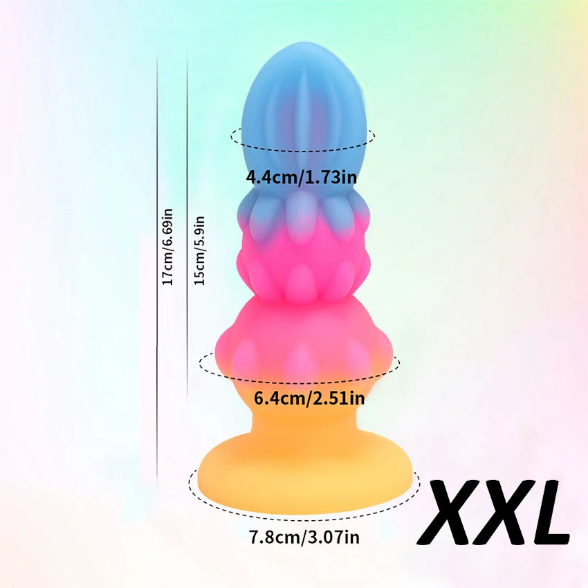 Anal Butt Plug Dildo Vaginal Plug Prostate Massager Analsex Masturbation Adult Cute Soft Colourful Sex Toy For Women Men Product