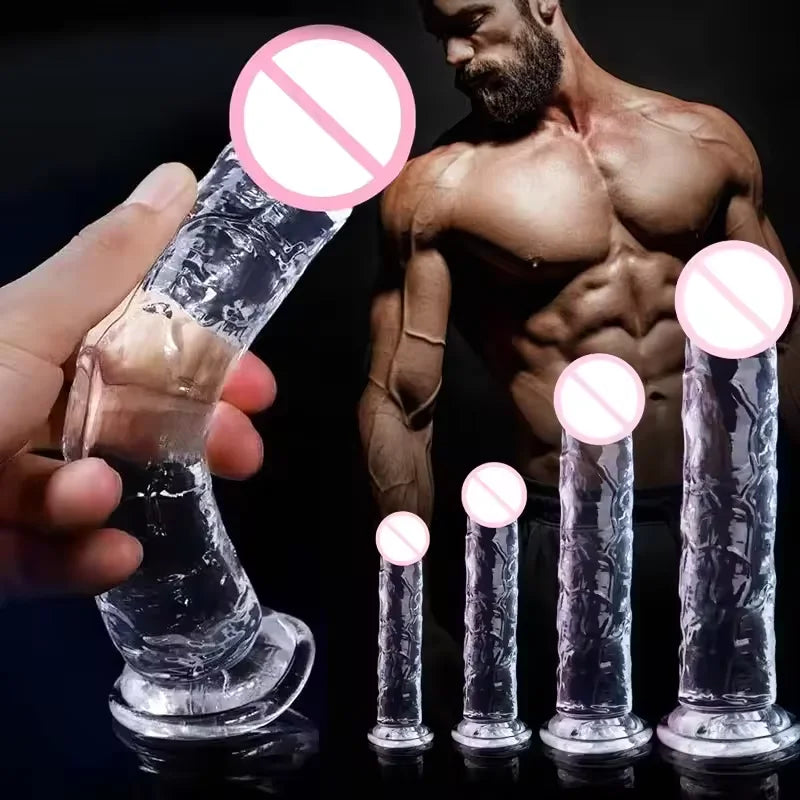 Oversized Soft Realistic Dildo Big Penis Suction Cup Dick Penetration Anal Adult Sex Toys/Anal Toy for Women Masturbation Dildos