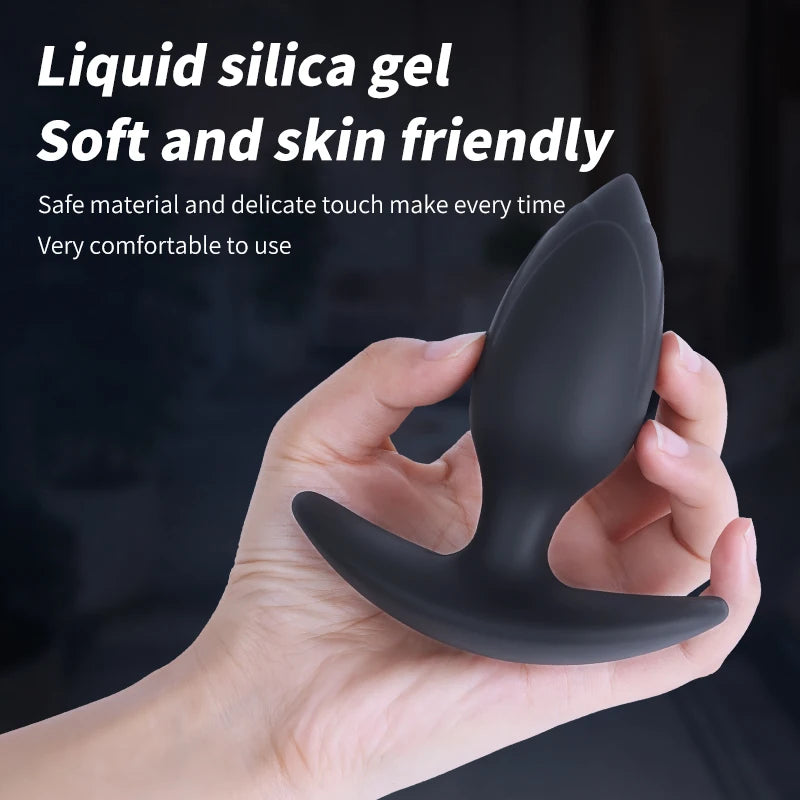 Expand Inflatable Anal Plug with Magneticsuction Valve Stretch Anal Trainer Stimulation Inflatable Anal Butt Plug BDSM for Men