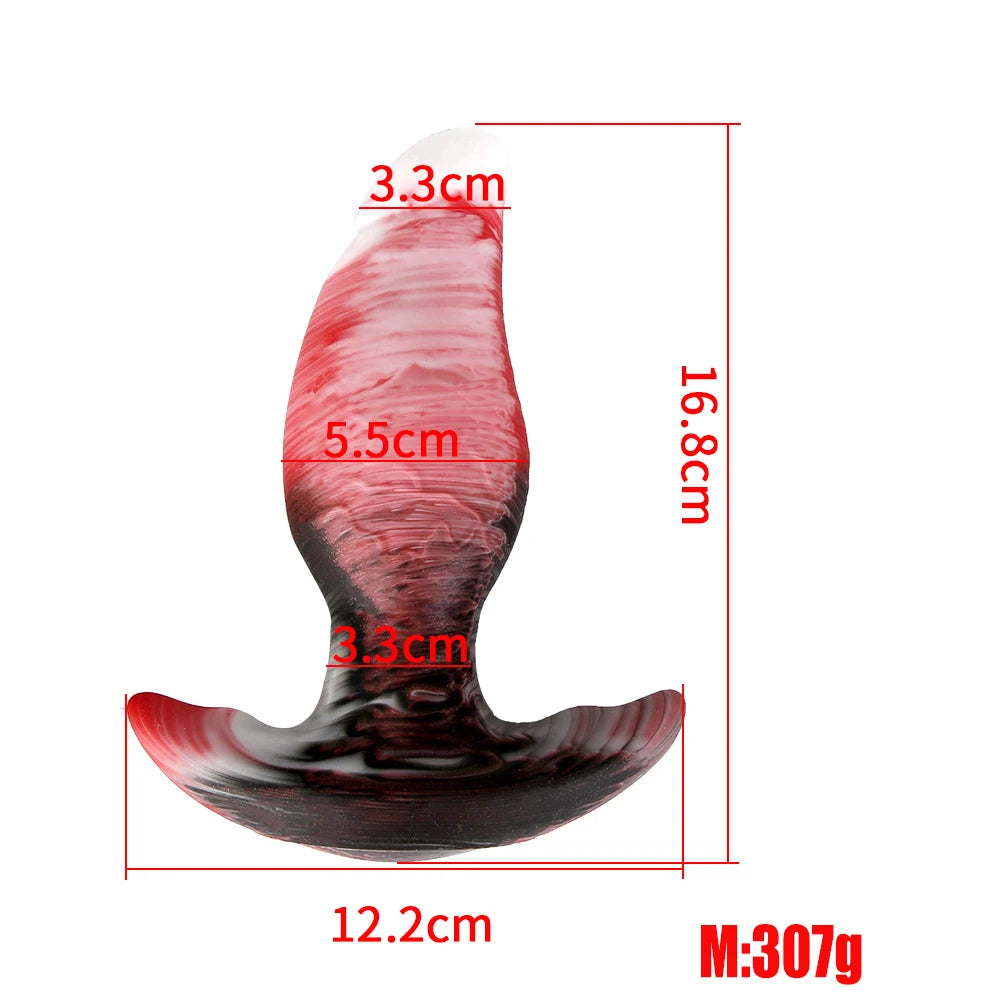 New Color Wearable Anal Plugs Prostate Massage Huge Butt Plug Anal Training G-Spot Stimulation Anal Dildo For Men/Women Buttplug
