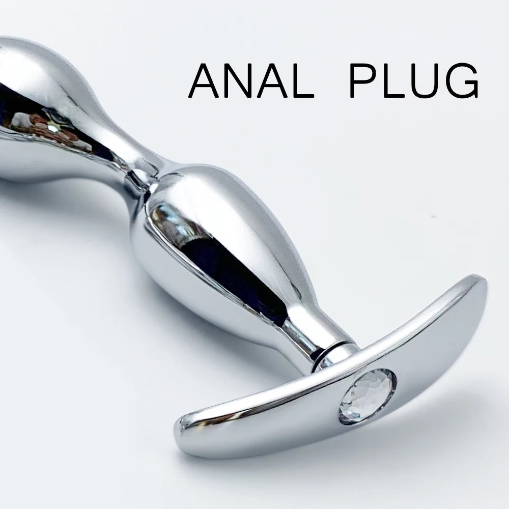Metal Anchor Base Anal Plug Anchor Base Outdoor Butt Plug Dildos Vaginal Plug Anal Expansion Couple Masturbating Adult Sex Toys