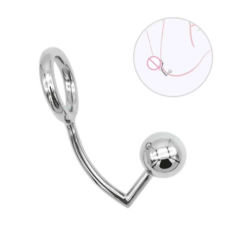 Metal Anal Hook Anal Plugs Posterior Toys Prostate Massager Male and Female Masturbators Anal Dilator Anal Stimulator Sex Toy 18