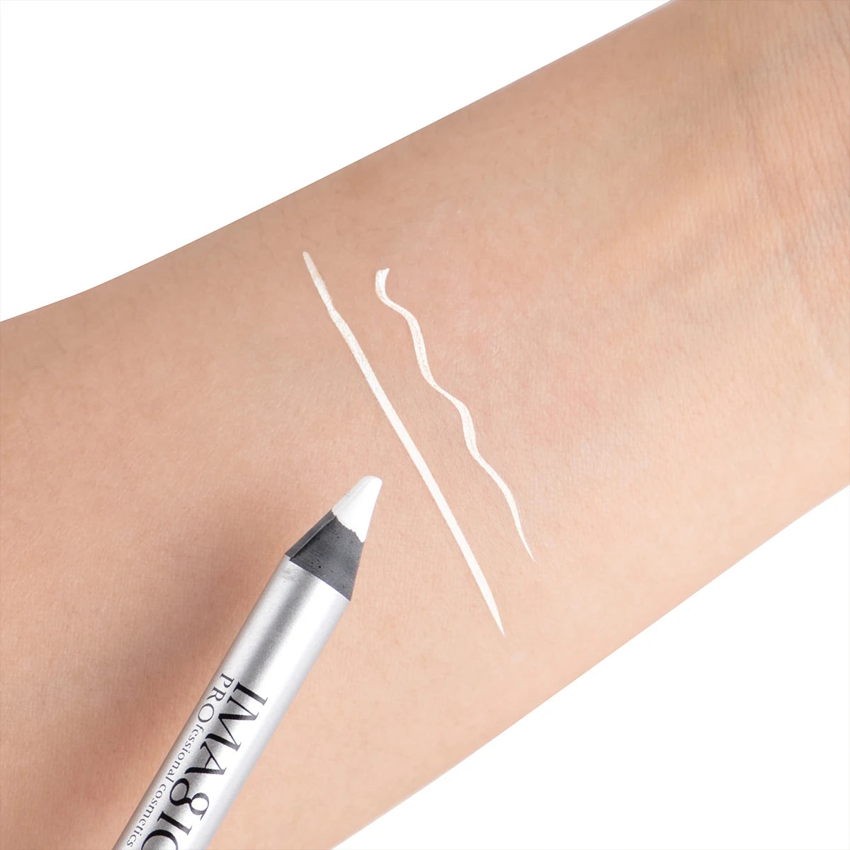 IMAGIC Eyeliner With Pencil Black\White\Nude Color Sharpener Long Lasting Liner Eye Waterproof Gel Eye Makeup