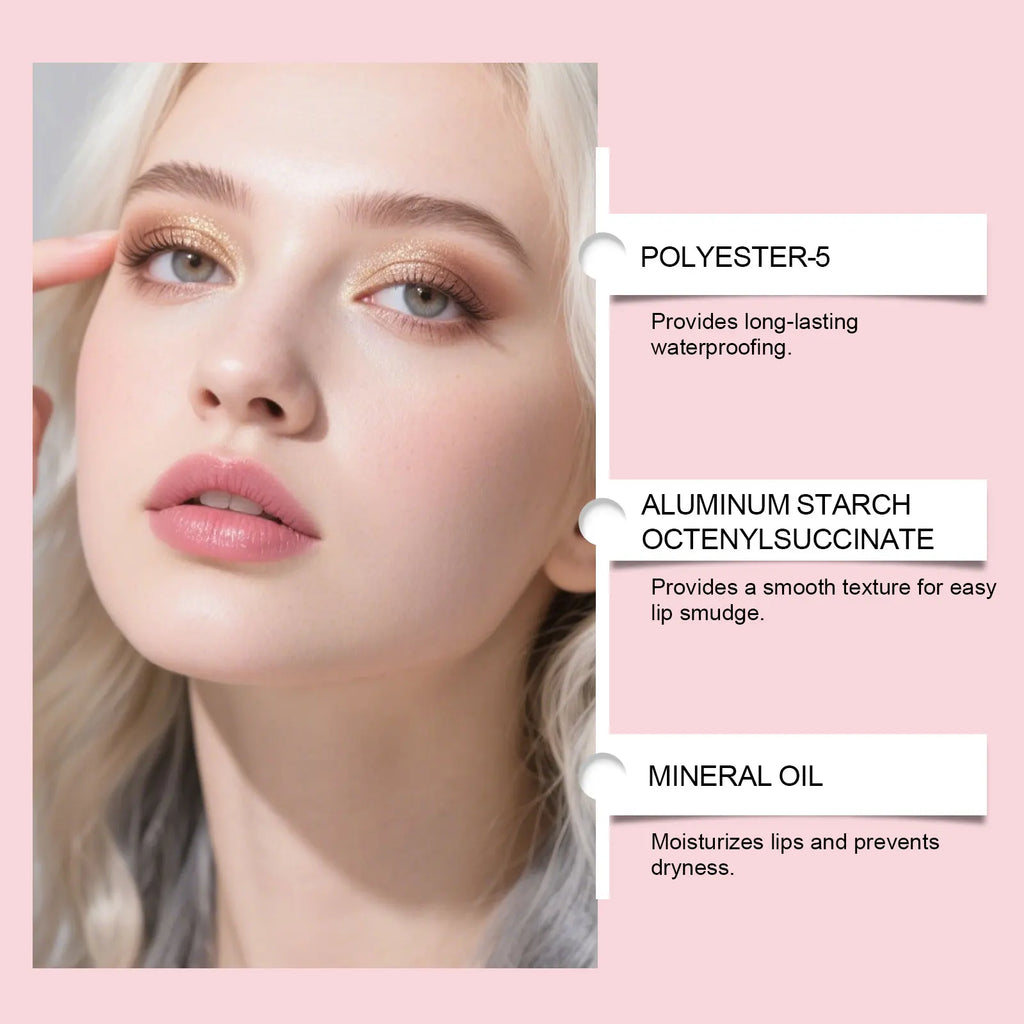 Light brown waterproof lip liner daily outline lip lines, easy to apply makeup, natural color, commuter makeup