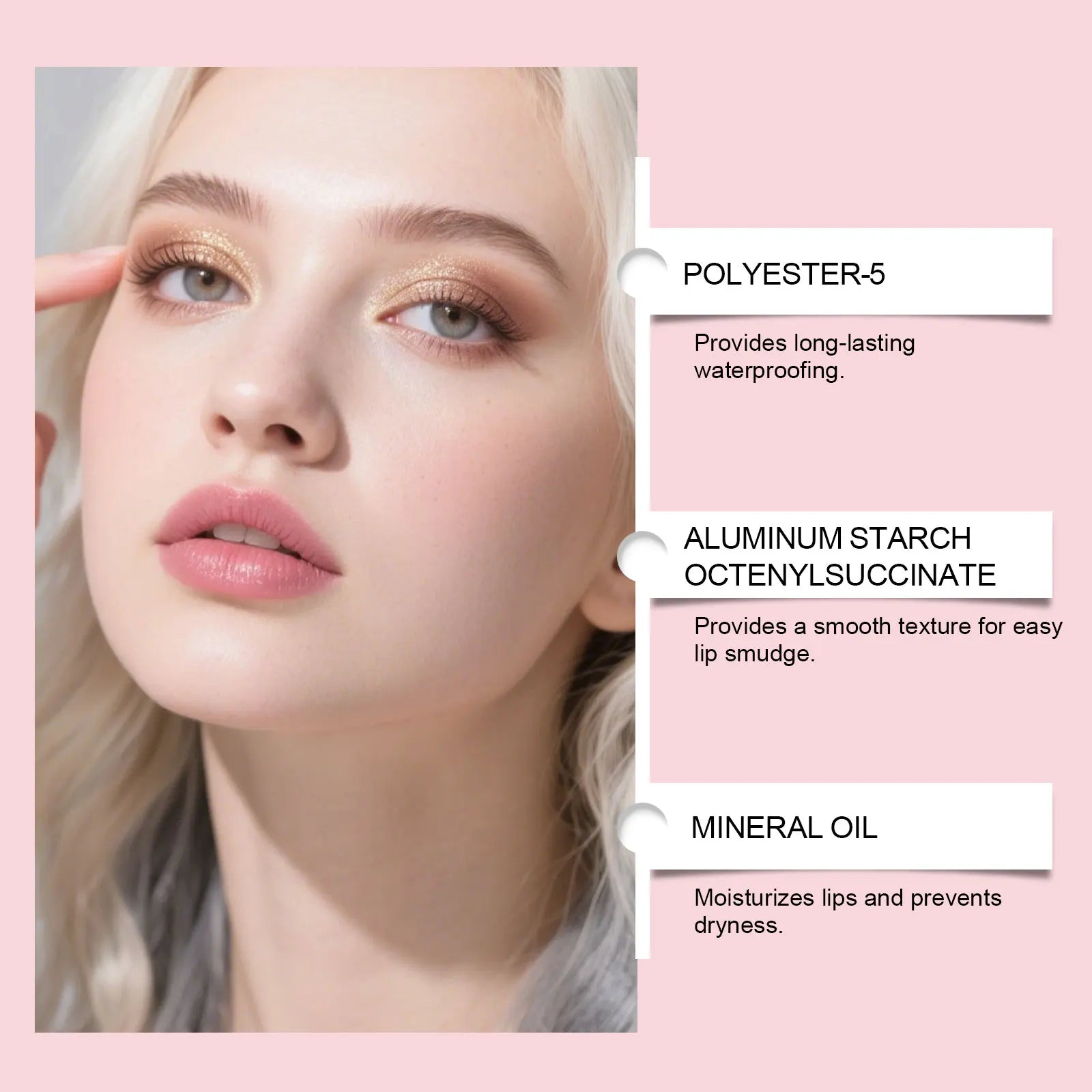 Light brown waterproof lip liner daily outline lip lines, easy to apply makeup, natural color, commuter makeup