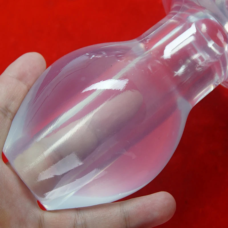 Full Access Peeker Hollow Anal Tunnel Dilator Stretcher Anus Ass Butt Plug,Analplug Buttplug Butplug with Stopper,Sex Toys