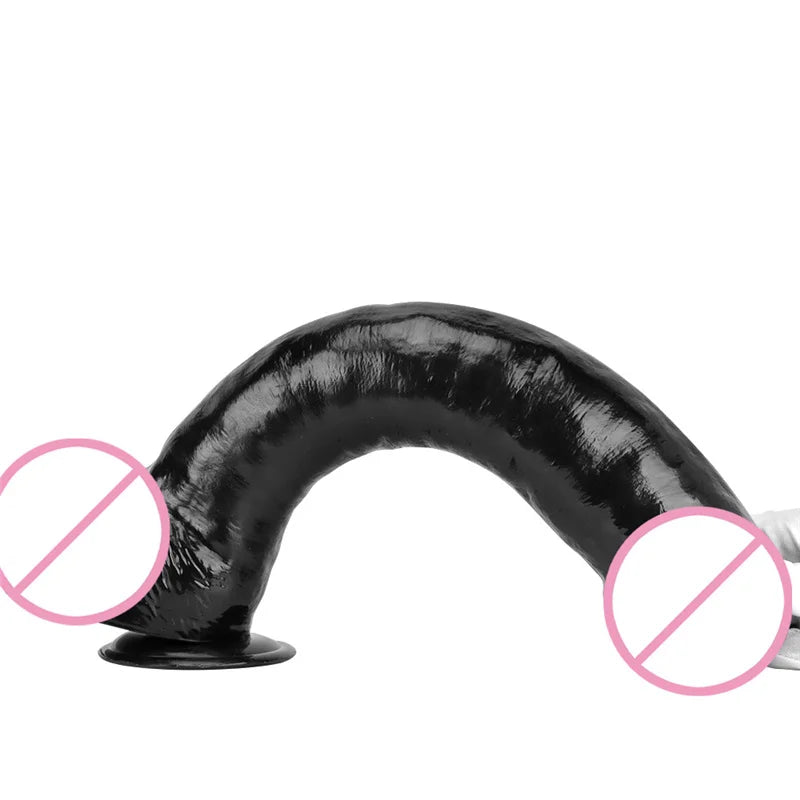 Giant Realistic Dildo Anal Plug with Sucker Big Dick Long Penis Sex Toys for Women Men Adult Products Stimulate Anus and Vagina