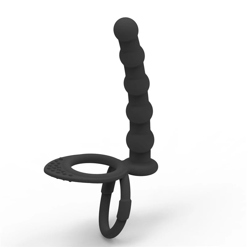 Double Penetration Anal Plug Dildo Butt Plug Vibrator For Men Strap On Penis Massage Vagina Plugs Adult Sex Toys For Couples 18+