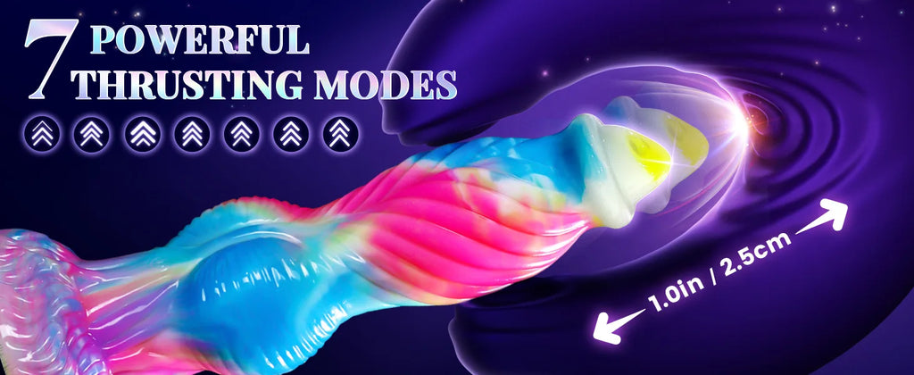 Thrusting Dragon Dildo Vibrator Sex Toys 10" 4IN1 Monster Remote Control Thick Dildo Suction Cup Dildo Anal Toys Adult Product