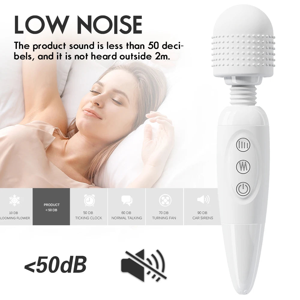 Powerful Women Magic Wand Vibrator Erotic Big AV Stick Female G Spot Massager Clitoris Stimulator Adult Sex Toys for Female