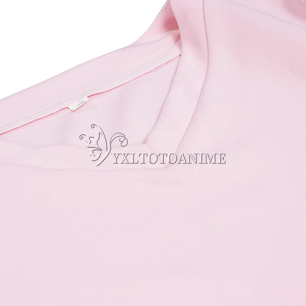 Momo Ayase Cosplay Costume Wig Anime Dandadan Dress Skirt School Uniform Earrings Choker Halloween Party for Girls Women