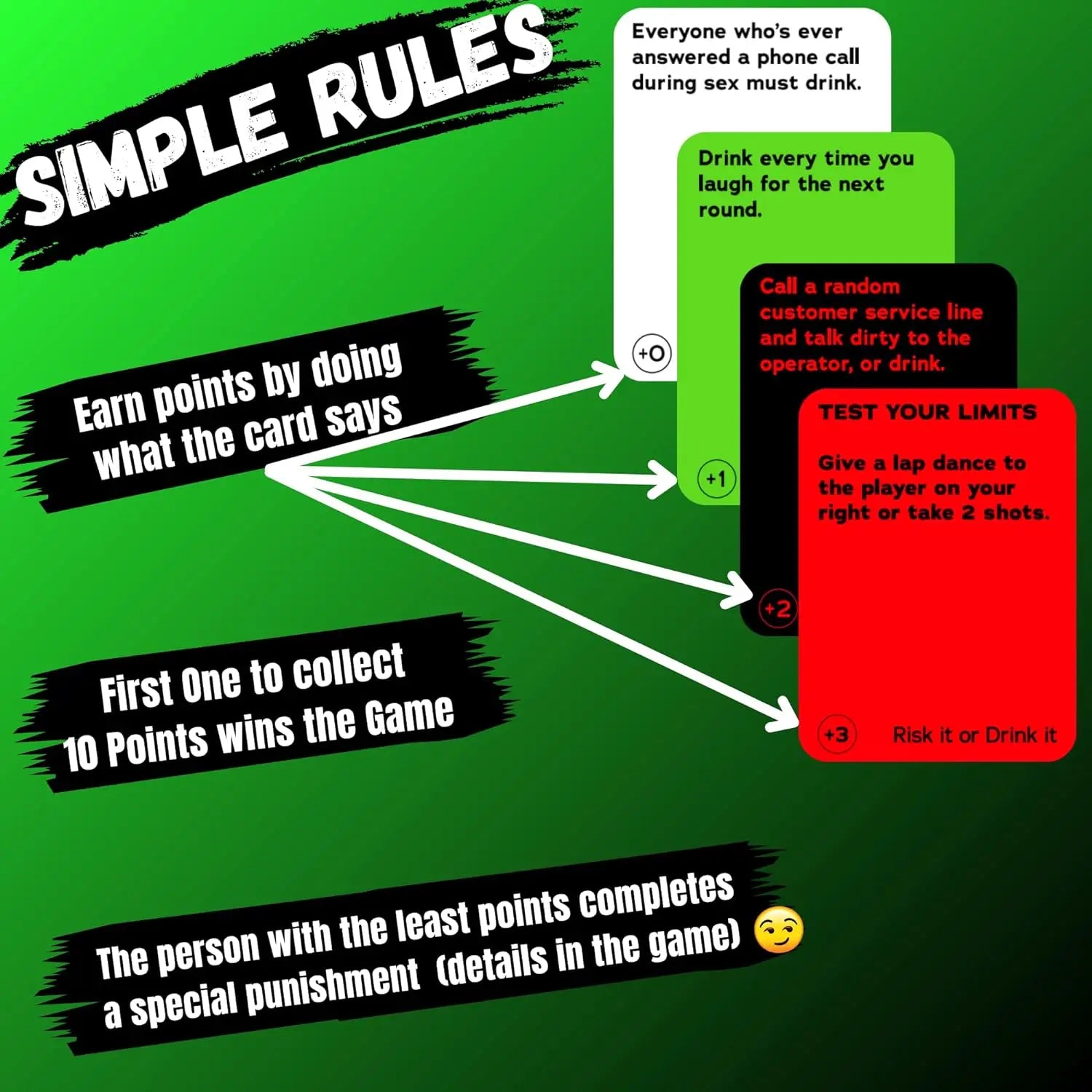 Risk It Or Drink It Fun Party Game For College Card Game Drinking Game Pregame Night Hilarious Dares Challenges Questions Adults