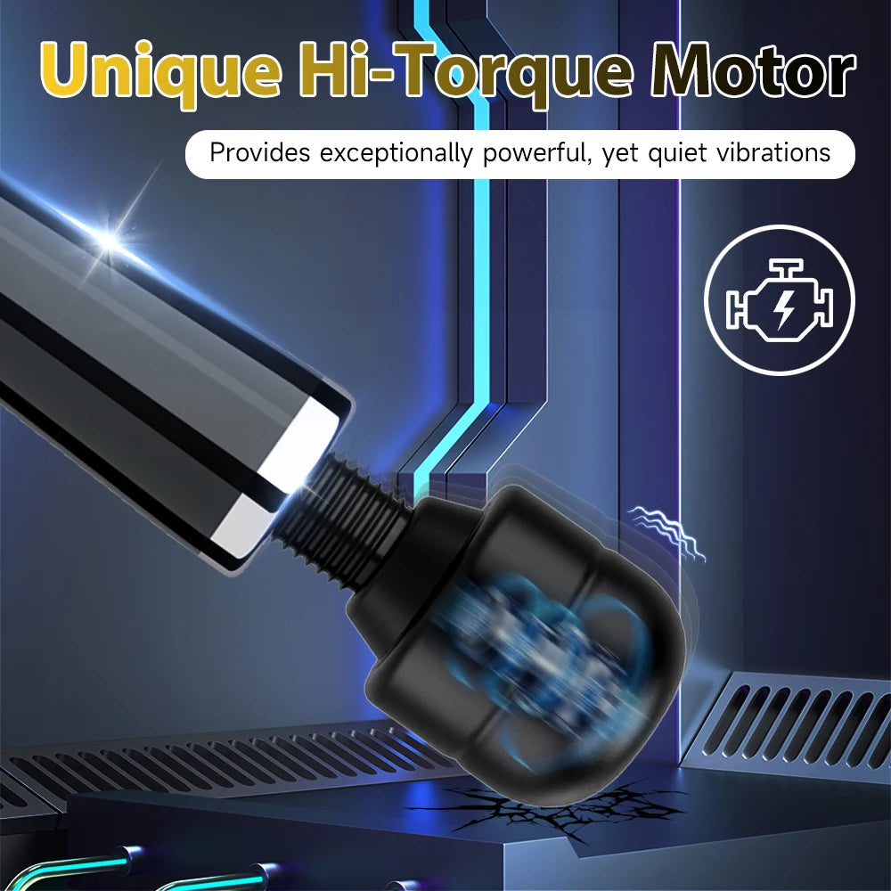 Big Powerful AV Vibrator Electric Adjustable Modes G-spot Dildo Clitoral Stimulator Body Muscle Relaxation Erotic Adult Sex Toys