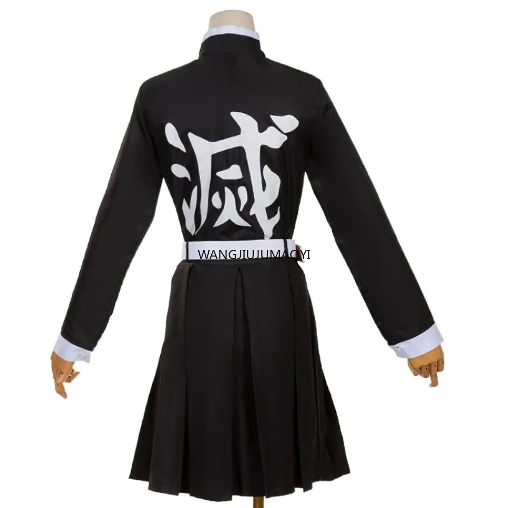 Tsuyuri Kanao Cosplay Costume Adult Anime Uniform Women Kimono Haori Wig Halloween Clothes