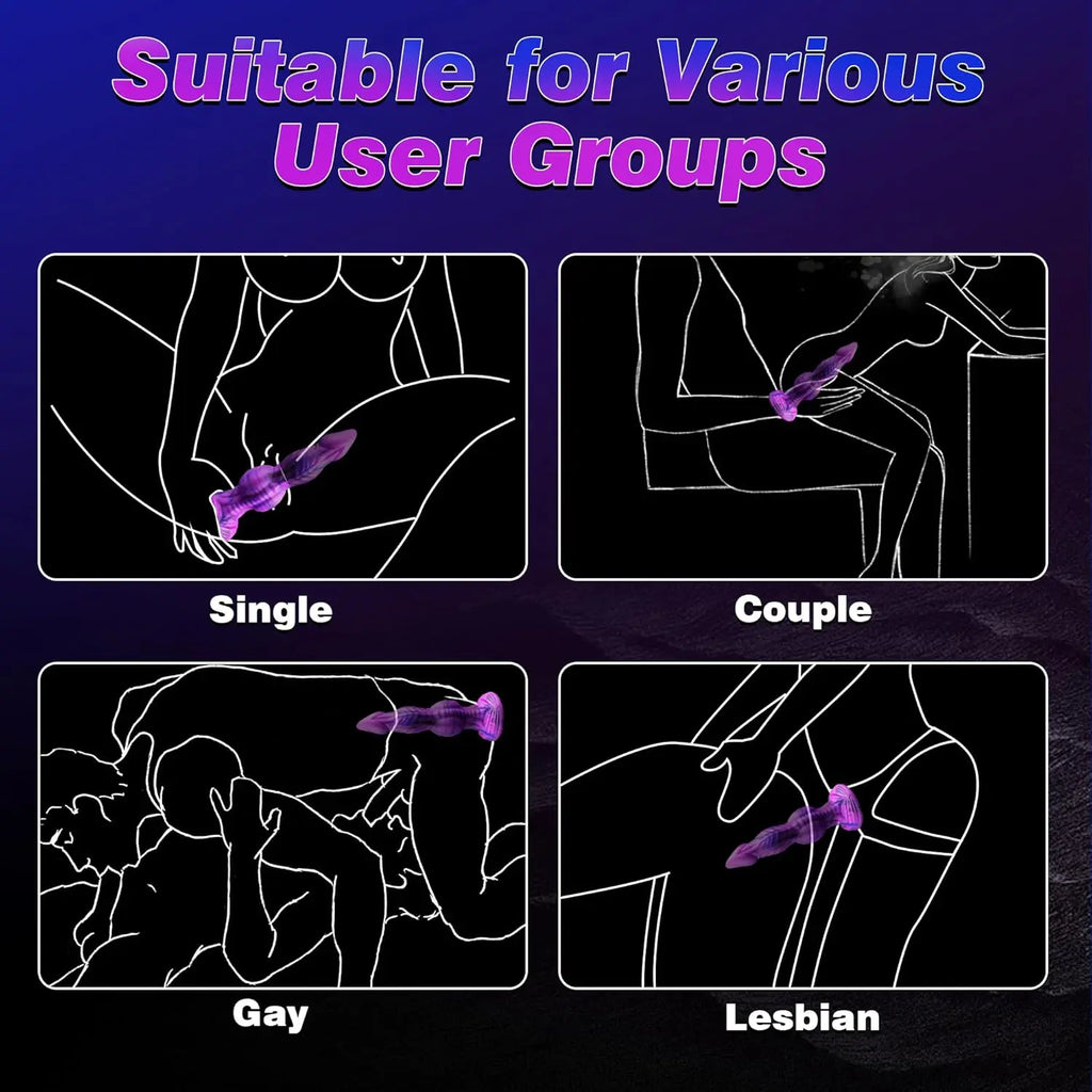 9.06 Inch Huge Dildo Knot Penis For Women Man Vaginal Anal Play G Spot Stimulation Adult Sex Toys For Female Male Anal Dick