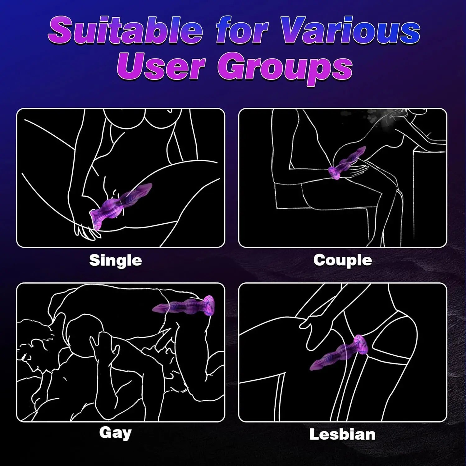 9.06 Inch Huge Dildo Knot Penis For Women Man Vaginal Anal Play G Spot Stimulation Adult Sex Toys For Female Male Anal Dick