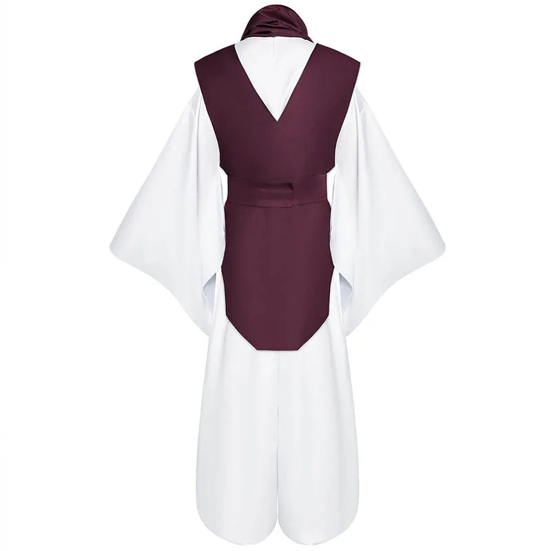 Anime Choso Cosplay Costume with Vest Neck Gaiter Belt White Elastic Pants Halloween Choso kimono Outfits for Comic Con