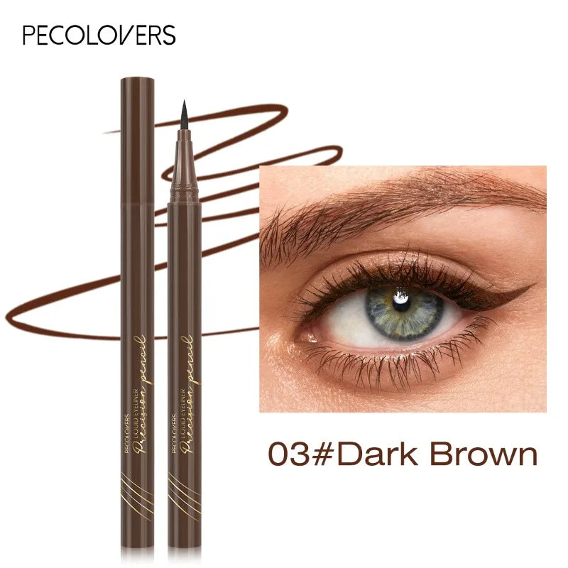 Multi-color Liquid Eyeliner, Quick Drying Without Making-up, Waterproof and Sweat-proof, Long-lasting and Natural, Eye Cosmetics