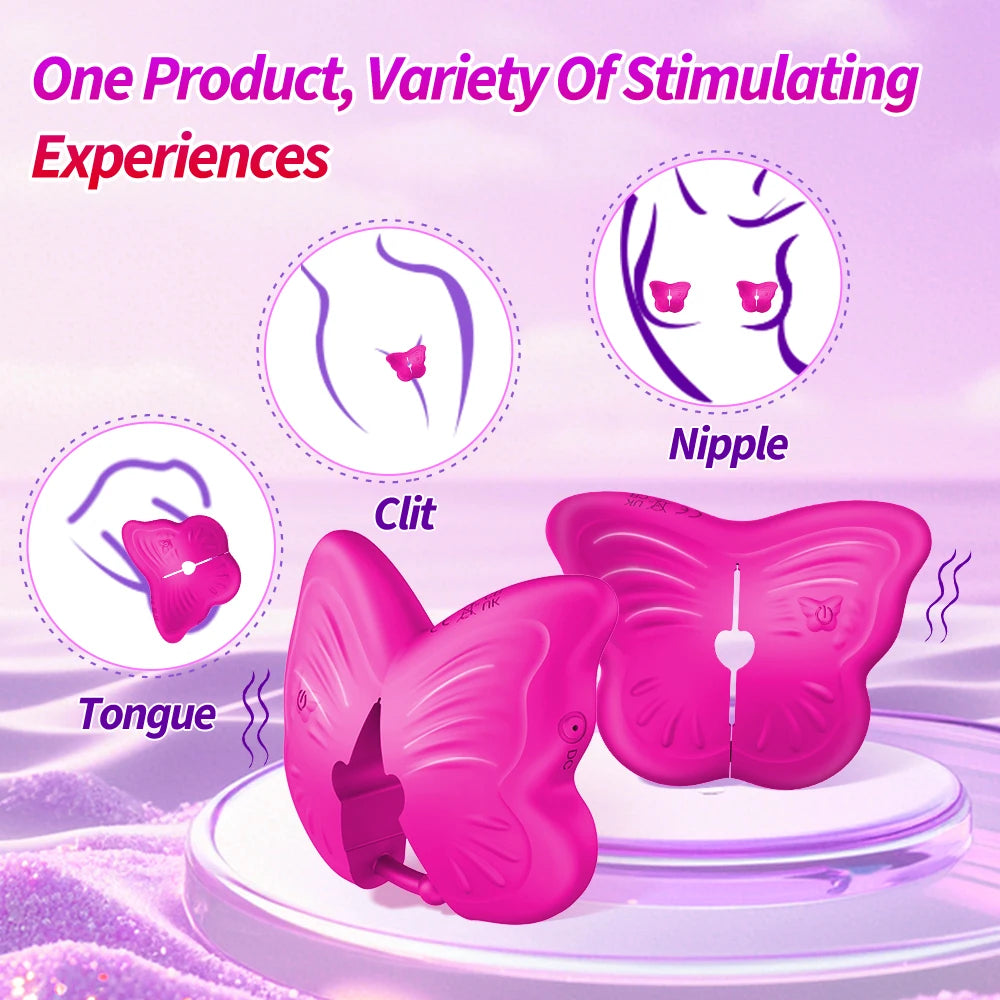 Sex Toys Nipple Vibrator Wearable Nipple Toys for Women Female Discreet APP Vibrators Adult Toys Vibrating Sex Toy for Couples
