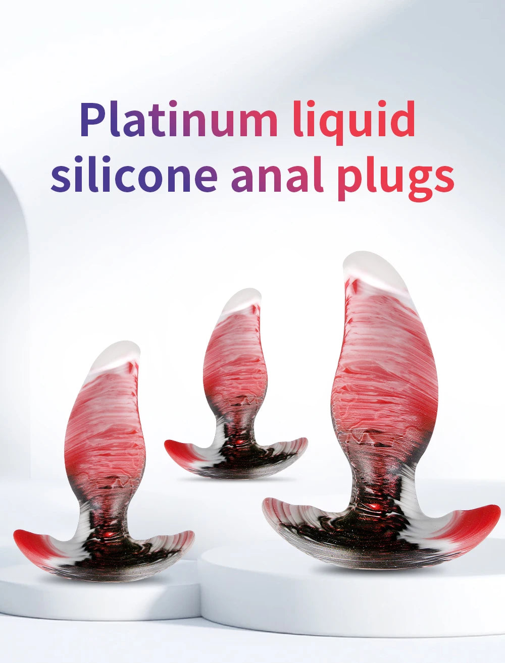 New Color Wearable Anal Plugs Prostate Massage Huge Butt Plug Anal Training G-Spot Stimulation Anal Dildo For Men/Women Buttplug