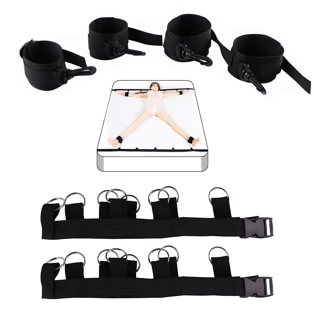 Sex Toys for Couples Bedroom Soft Handcuffs Ankle Cuffs Adult Games BDSM Bondage Equipment Restraints Sexyshop Erotic Products