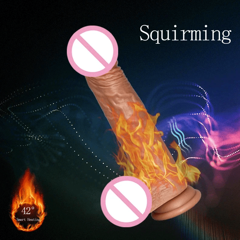 Realistic Dildo Vibrator for Women Sex Toys Heating Big Cock Remote Control Penis Telescopic Vibrators Female Stimulator Machine