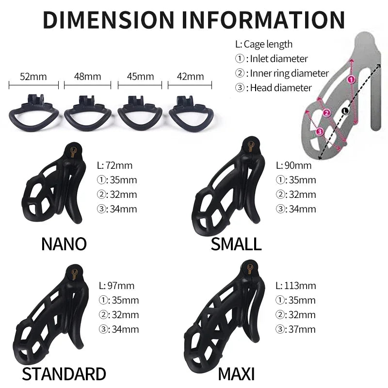 Sex Toys for Men Adult Hot Sale Waist Belt Male Chastity Cock Cage Penis Sleeve Cockrings Erotic Urethral Lock BDSM Bondage