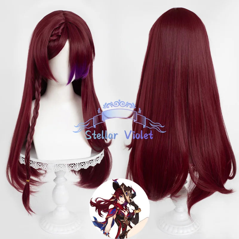 Mavuika Cosplay Wig Heat Resistant Game Genshin Impact Kinich Cosplay Synthetic Wigs Varesa IFA Chasca Kachina Citlali Anime Wig