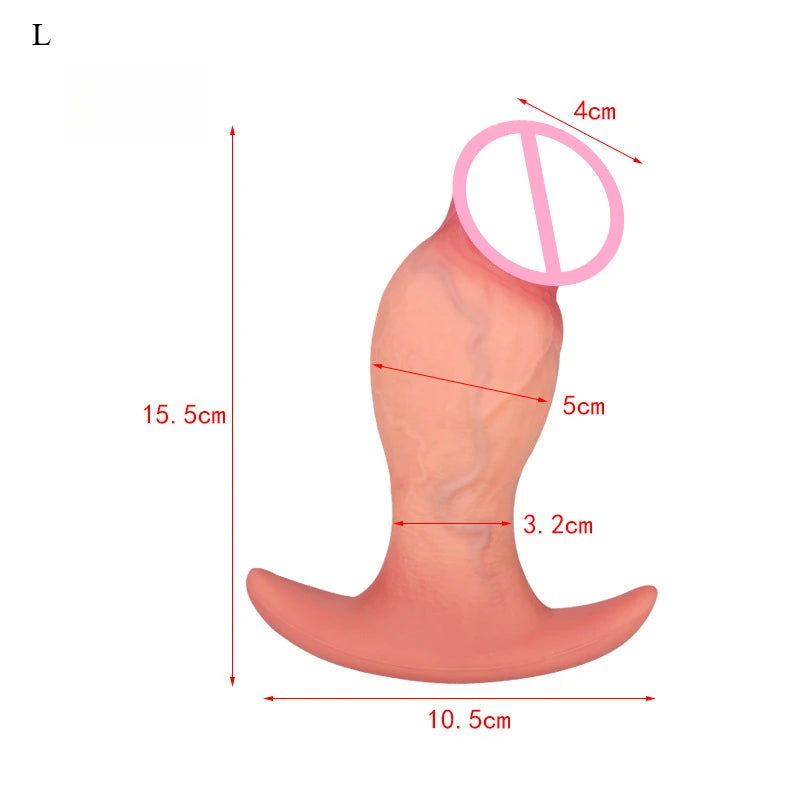 Huge Realistic Dildo Sex Toys G-Spot Anal Plug Butt Plug Dildo Premium Silicone Prostate Massager Anal Training for women men