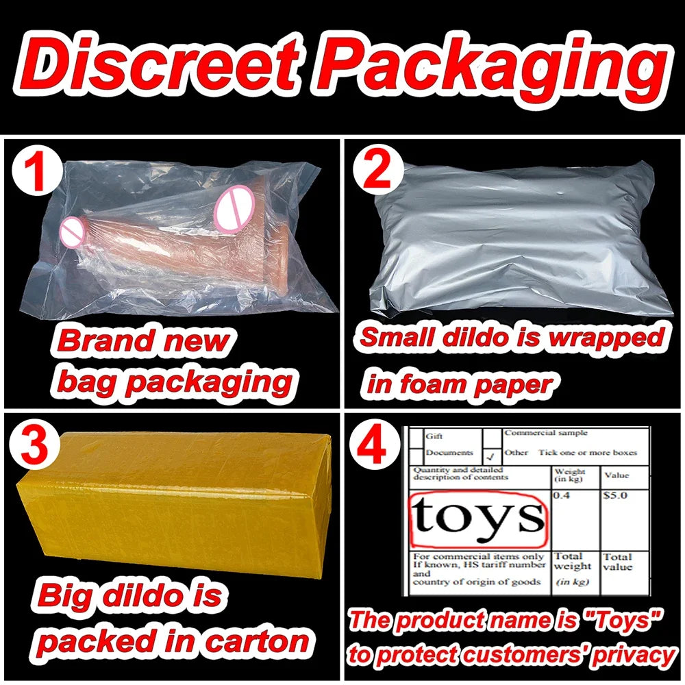 Super Realistic Soft Thick Dildo Double Silicone Big Penis Masturbators Cock Gay Anal Sex Toys for Man Woman Suction Cup Dick