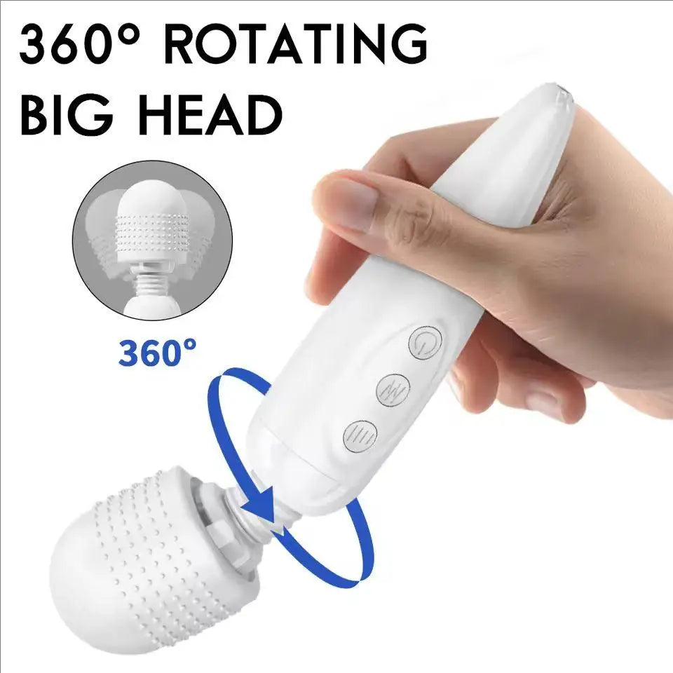 Powerful Women Magic Wand Vibrator Erotic Big AV Stick Female G Spot Massager Clitoris Stimulator Adult Sex Toys for Female