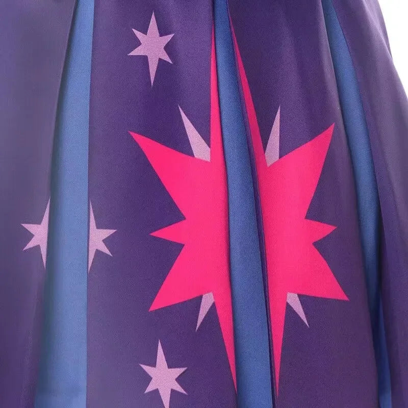 Twilight Sparkle Costume Human Dress Cosplay Costume Sailor Shirt Short Dress Halloween Carnival Party Uniform Set