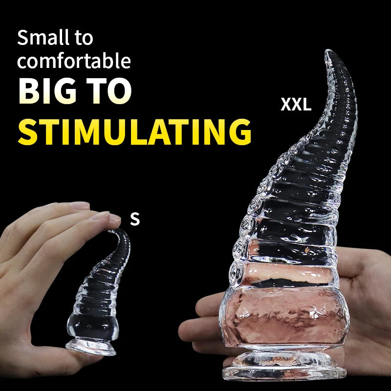 Tentacle Dildo Octopus Animal Sex Toy Tpe/Silicone/Glass Dildo Anal Plug Progressive Vaginal Dilators Monster Penis Big Buttplug