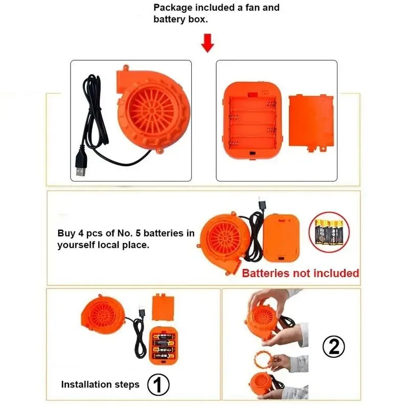 Elk Inflatable Costumes Cycling Walking Party Atmosphere Props Cute Cycling Cosplay Costumes