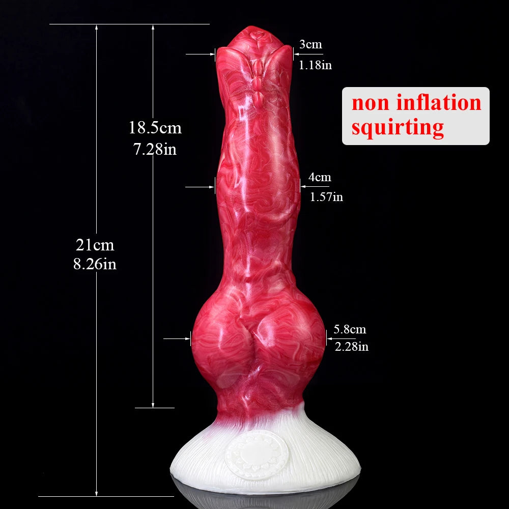 NNSX Long Horse Inflatable Squirting Anal Plug Strong Sucker for Women Masturbator Female Vagina Massage Butt Plug Sex Product