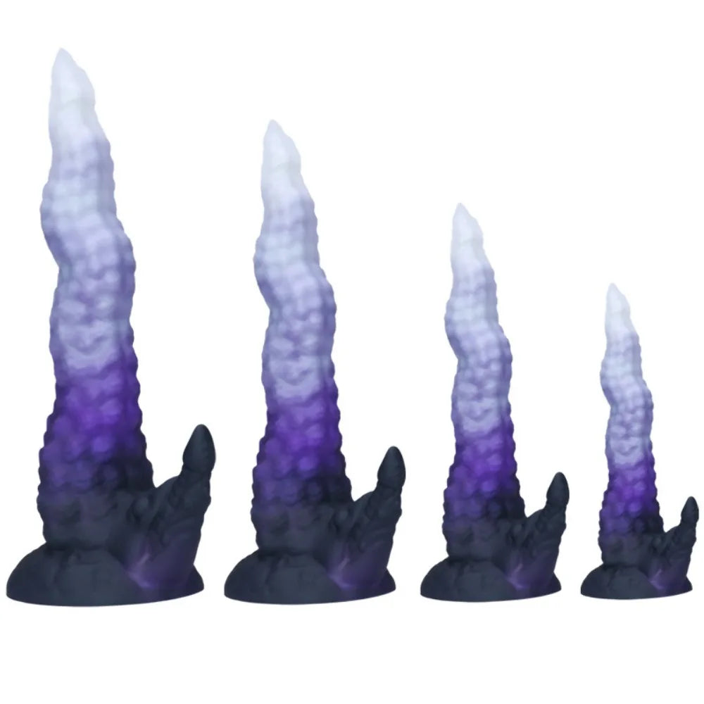 One-Horned Dragon Giant Dildo for Women Male Masturbator Dual-Purpose Anal Plug Adult Sex Toy with Backyard Theme