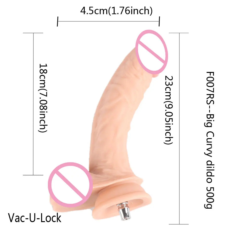 Sex machine attachment big dildo sexy woman with penis length 23cm and width 4 cm adult toy female sex toy masturbation vibrator