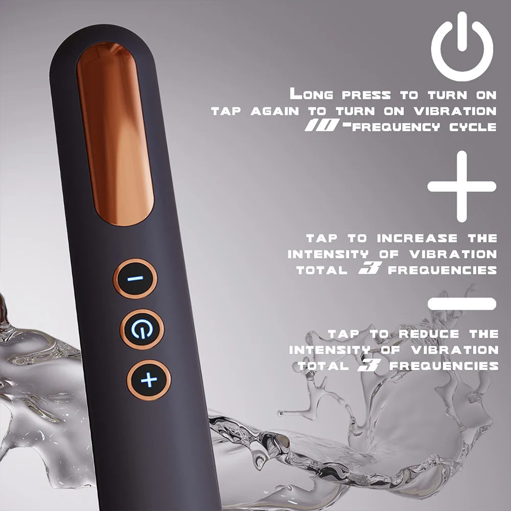 Large AV Vibrator Powerful G Dot Vibrator with 10 Vibration Patterns Clitoral Stimulator Female Masturbator Vibrator Sex Toys