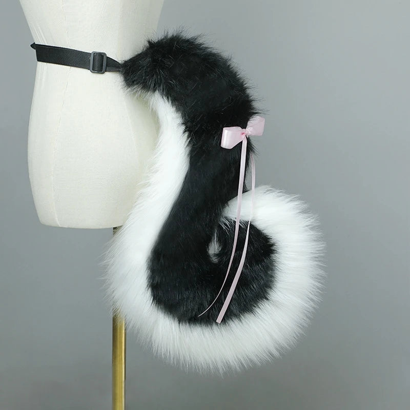 Anime Cute Imitation Animal Ear Hair Ornament Animal Tail Comic Show Accessories Cosplay Dog Tail Hoop Headband Pros